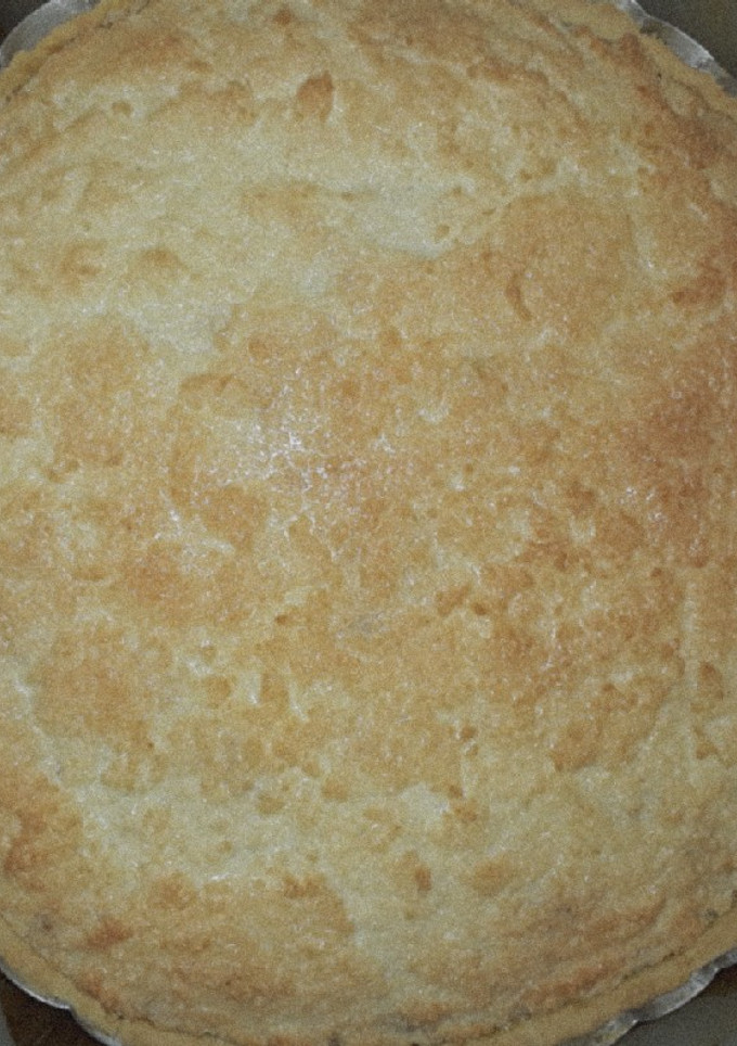 Una foto de Tarta de coco y dulce de leche