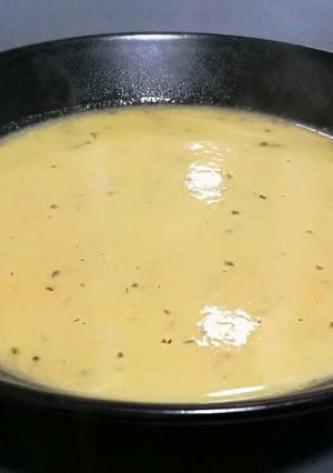 Una foto de Crema de calabacín y zanahoria