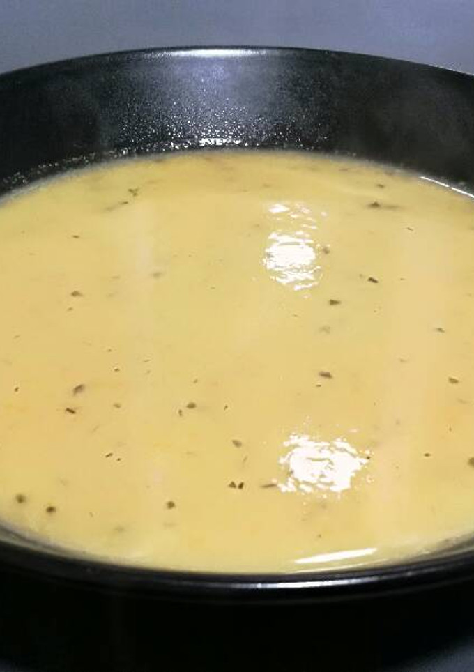 Una foto de Crema de calabacín y zanahoria