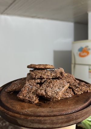 Una foto de Galletitas integrales de avena y cacao
