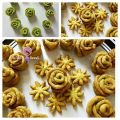 A picture of Diwali Special - Rose-Matar Mathari!.