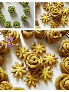 A picture of Diwali Special - Rose-Matar Mathari!.