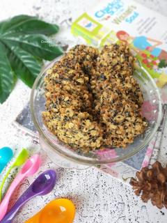 Foto resep Cookies Oatmeal Wijen (Tanpa Telur, Gluten Free)