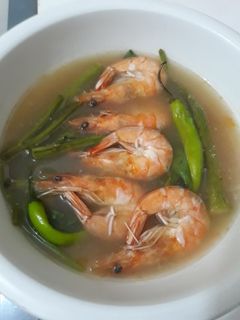 A picture of Shrimp Sinigang.