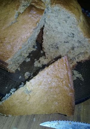 Una foto de Budín de manzana