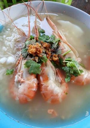 รูปของ ข้าวต้มกุ้ง​แม่น้ำ