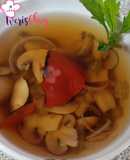 Caldo de champiñones