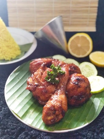 Cara Gampang Membikin Resep Ayam kecap bakar untuk nasi tumpeng🍗 yang Bisa Manjain Lidah Anti Ribet, Lezat