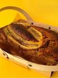 Bizcocho de plátano y nueces o "banana bread"
