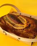 Bizcocho de plátano y nueces o "banana bread"