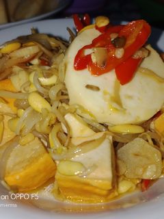 Foto resep Tumis Toge Tahu Putih telur