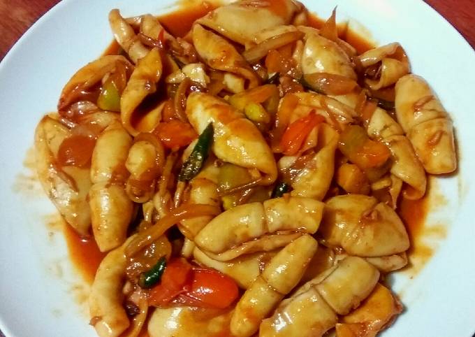 Resep Cumi Goreng Mentega Anti Gagal