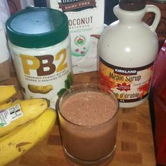 A picture of Healthy Chocolate Monkey Smoothie.