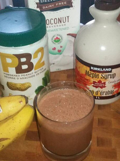 A picture of Healthy Chocolate Monkey Smoothie.