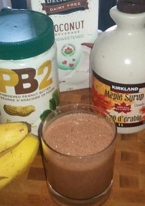 A picture of Healthy Chocolate Monkey Smoothie.