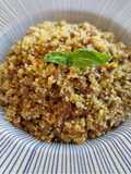 Cous cous con verduritas y ternera