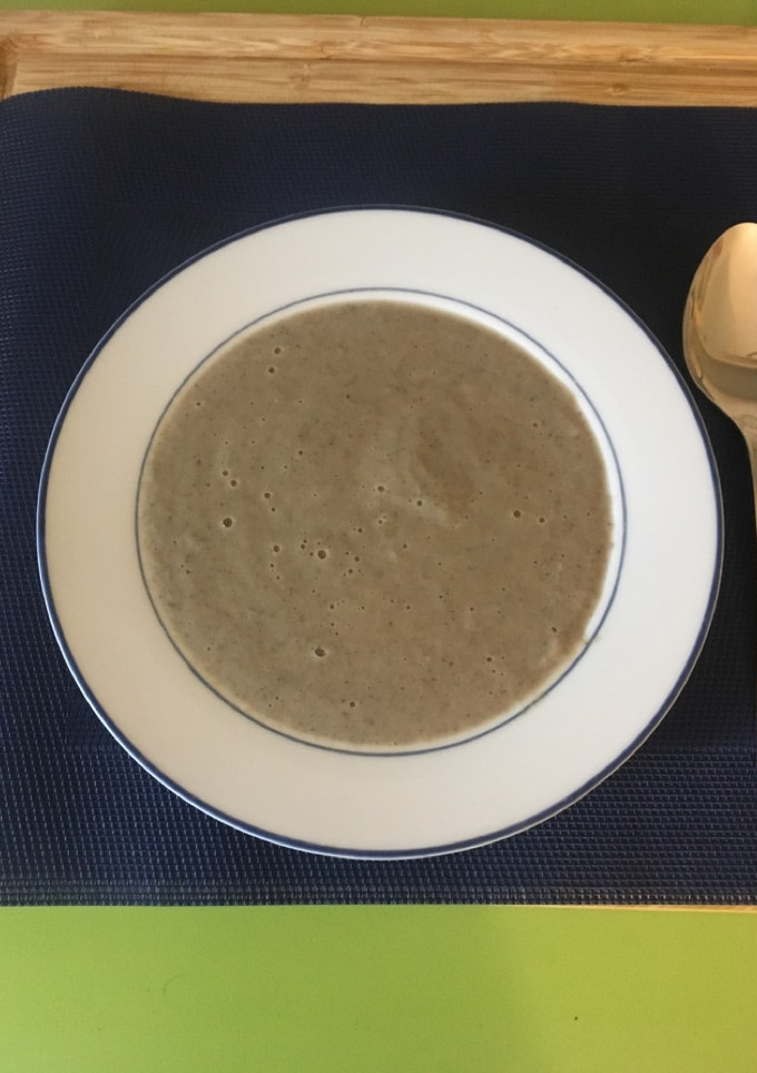 Una foto de Crema de champiñón