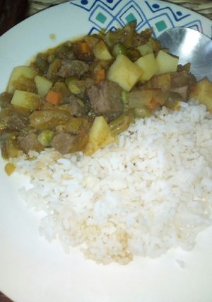 A picture of Beef and Vegetable Goulash!.