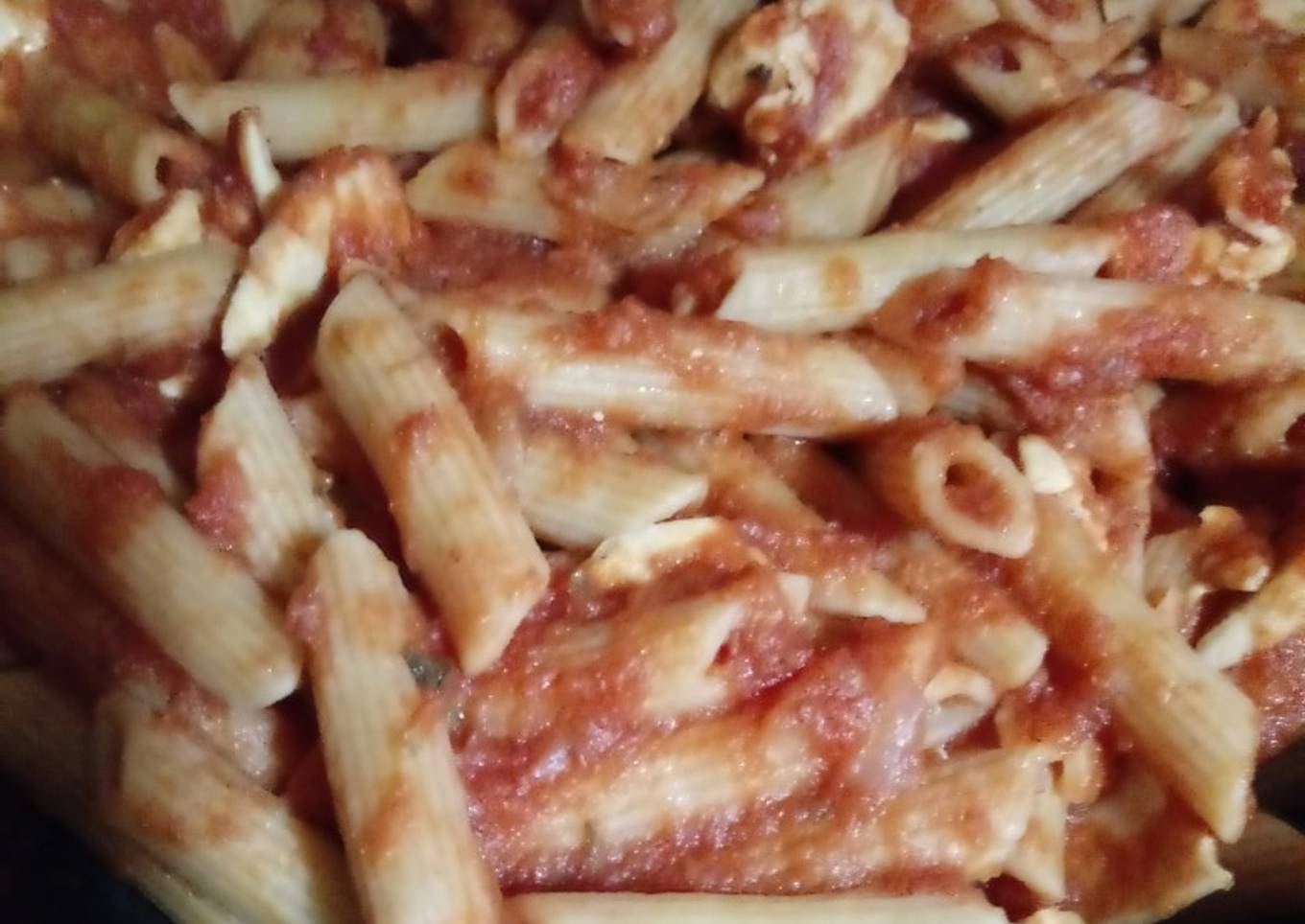 Macarrones con Pollo