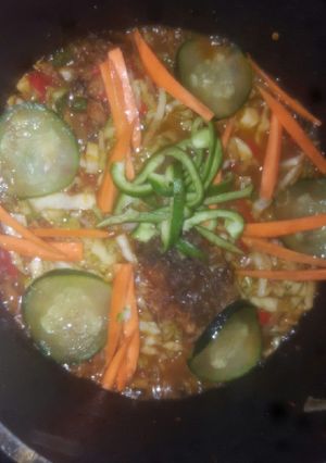 A picture of Vegetable soup😋.