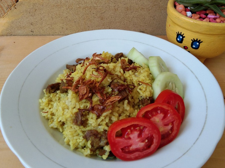 Ini dia! Resep gampang bikin Nasi Kebuli Kambing Magic Com dijamin sempurna