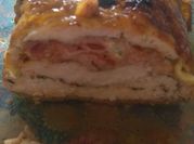 Una foto de pollo arrollado