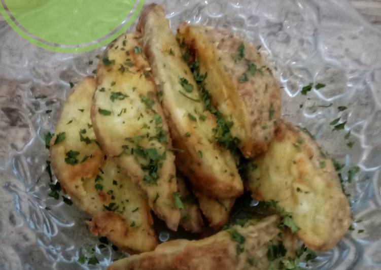 Cara Gampang Menyajikan Potato wedges Anti Gagal