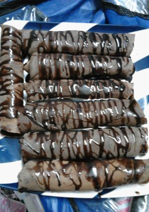 صورة لوصفة كريب الشيكولاتة بالموز😋
