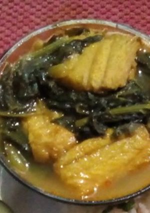 লাই পাতা দিয়ে শিং মাছ রান্না রেসিপির প্রধান ছবি