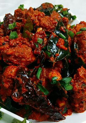 A picture of Chicken 65.