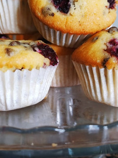 Foto de Muffins de Framboesas e Pepitas de Chocolate