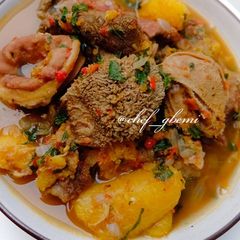 Assorted pepper soup A picture of Assorted pepper soup.