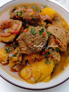 A picture of Assorted pepper soup.