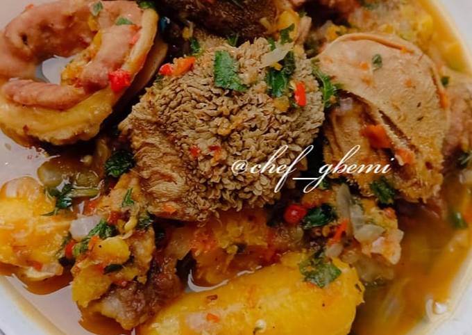 Assorted pepper soup