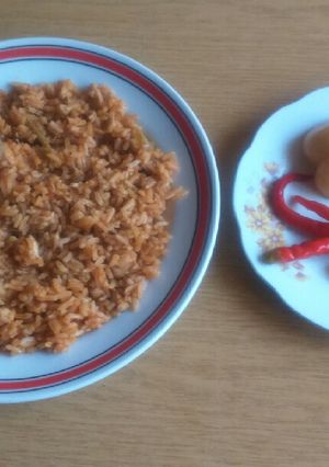 Rizses hús házi savanyúval recept fotója