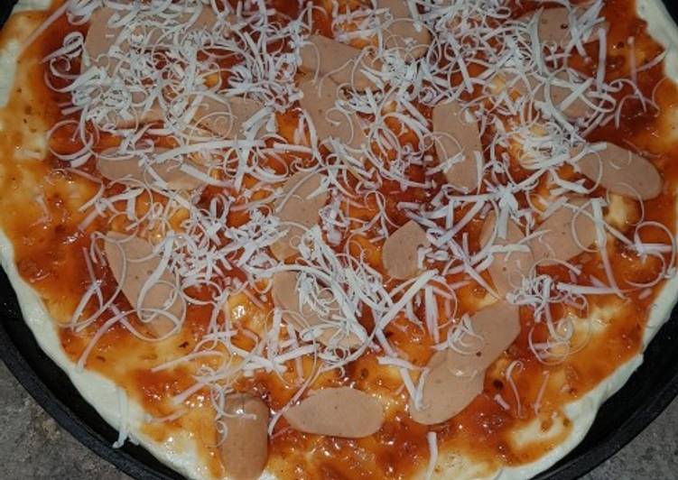 Cara Gampang Membuat Pizza teflon lembut yang Lezat