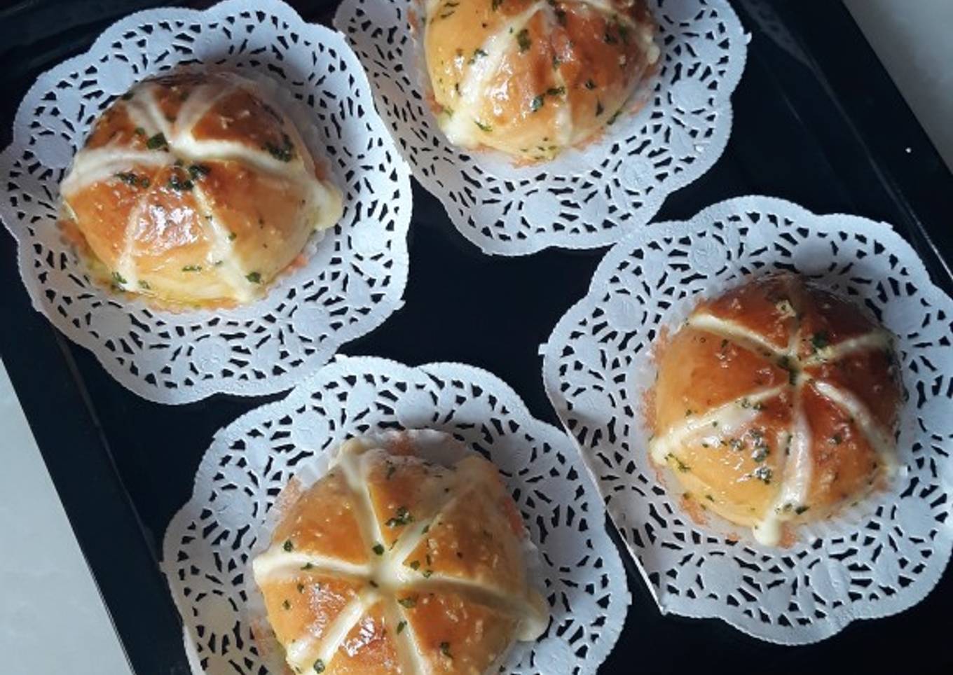 Korean Garlic Cheese Bread