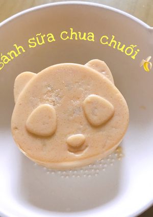 Hình của món Bánh sữa chua chuối.