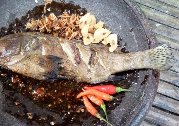 Masakan Populer Kerapu Bakar Sambal Kecap Sedap Nikmat