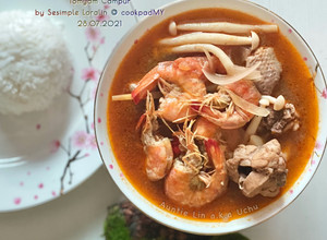 Gambar Tomyam Campur Ayam & Udang