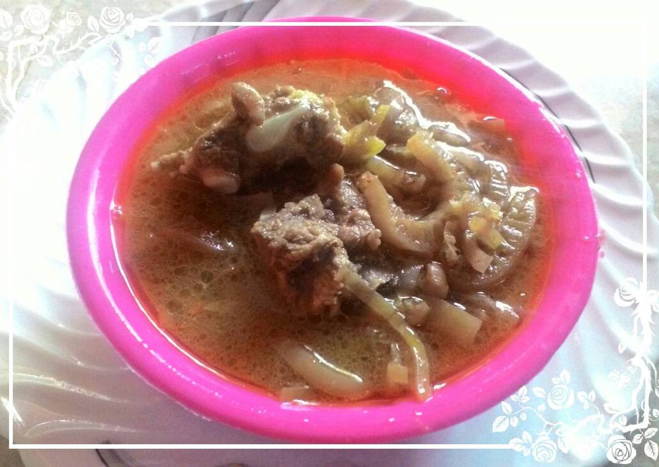 Jukut ares(sayur batang pisang)khas bali