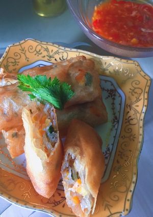 Foto resep Lumpia Isi Laksa Wortel