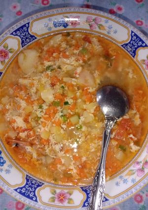 Foto resep Sup udang wortel dan kentang (Mpasi 1 tahun)
