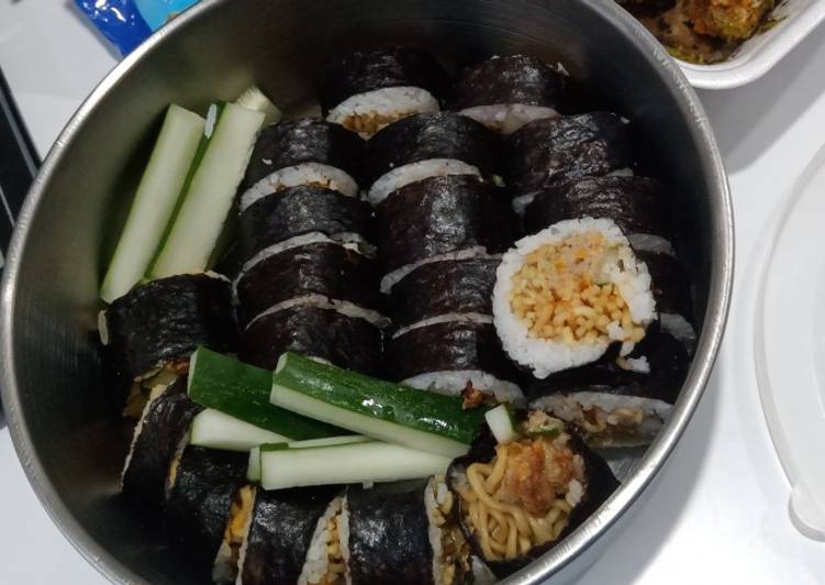 Resep Kimbab Indomie 🍣, Enak Banget