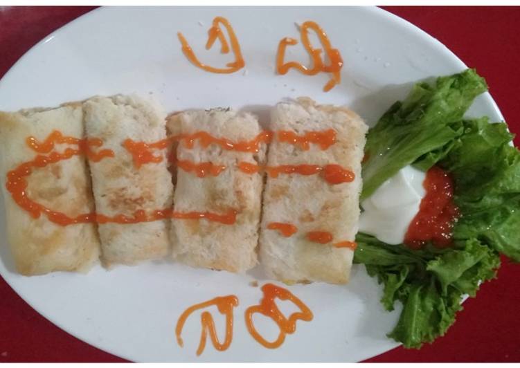 Resep Egg Sandwich Roll, Enak