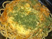 Gambar spageti tuna