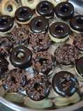 Donitas en horno sabor chocolate