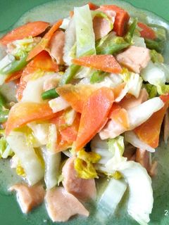 Foto resep Capcay Sosis