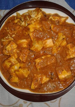 A picture of Paneer Butter Masala.