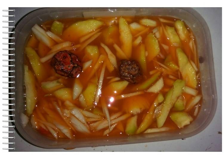 Manisan mangga muda dan kedondong